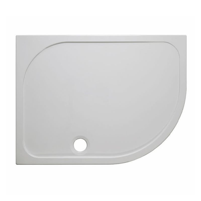 Crosswater Stone Resin Shower Trays 45mm Edge Waste Offset Quadrant800