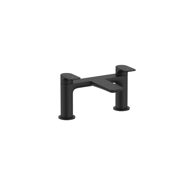 Crosswater Fuse Matt Black Bath Filler