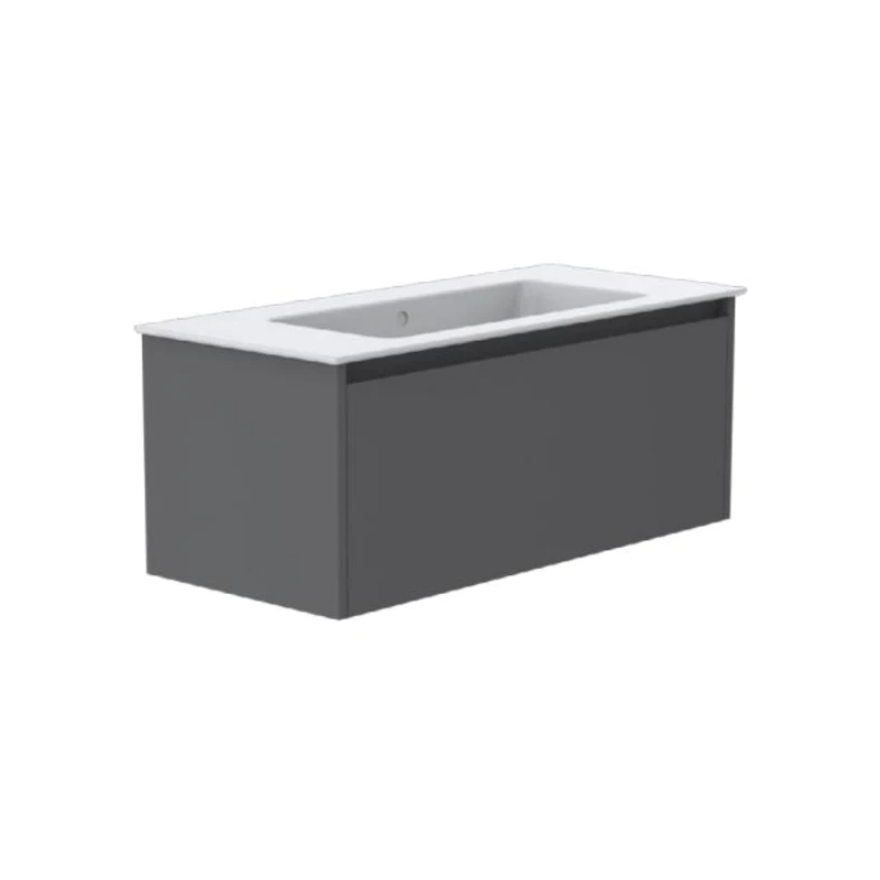 GSI Pura 122 x 46 1 Drawer Vanity Unit