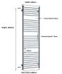 JIS Beacon Towel Rail 1650 x 520mm