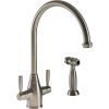 Abode Brompton Pewter Kitchen Tap & Pull Out Rinser