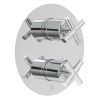 Just Taps Solex Thermostatic 2 Outlet Shower Valve