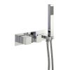 Just Taps Athena Thermostatic Concealed 2 Outlet Valve With Handset Attachment 