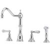 Perrin And Rowe Alsace Kitchen Sink Mixer Tap With Lever Handles With Rinse