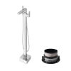 Abacus Plan Bath Shower Mixer Freestanding With Easy Box - Chrome