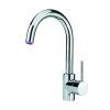 Just Taps LED Single Lever Sink Mixer With  Swivel Spout