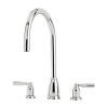 Perrin & Rowe Callisto Kitchen Sink Mixer Tap With C-Spout Lever Handle - Polished Nickel