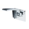 Just Taps Wings Single Lever Basin Mixer, Wall Mounted