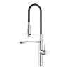 KWC ONO Highflex with swivel spout and flexible spray - Stainless Steel