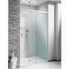 Crosswater Shower Enclosures Design 8 Silver Single Sliding Door with Soft Close Side Panel 900mm