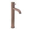 Just Tap Vos Tall Single Lever Basin Mixer Brushed Bronze