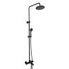 Just Taps VOS Thermostatic Bar valve 3 oulets, adjustable riser and, multifunction shower handle