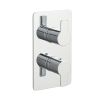 Just Taps Amore Thermostatic Concealed 2 Outlets Shower Valve