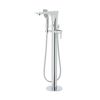 Just taps Amore Side Lever Floor Standing Bath Shower Mixer With Kit