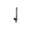 Crosswater UNION Wall Outlet & Handset Brushed Black Chrome