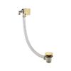 Just Taps HIX Exofil with Click Clack Bath Waste Brushed Brass