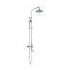 Just Taps Florence Shower Pole With Overhead Shower, Hand Shower And Bath Spout