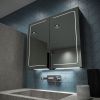 HIB Vapor LED Bathroom Cabinet 60cm x 70cm x 12.2cm