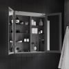 HIB Isoe Bathroom LED Cabinets 60cm x 70cm x 12.2cm