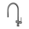 Just Taps VOS Brushed Black Single Lever Sink Mixer With PULL OUT