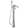 Just Taps Floor standing bath shower mixer no lever with kit Chrome