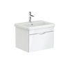 Saneux INDIGO 1-drawer unit gloss white for 60cm basin