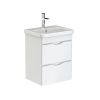 Saneux INDIGO 2-drawer unit gloss white for 50cm basin