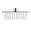 Just Taps Glide Ultra-Thin Square Fixed Shower Head 400mm x 400mm - Chrome