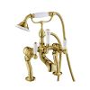 Just Taps Deck mounted bath shower mixer with kit, MP 0.5 Brass with nickel finish – 85275NK