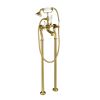 Just Taps Grosvenor Lever Antique Brass Edition Freestanding Bath Shower Mixer With Kit
