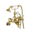 Just Taps Bath shower mixer wall mounted with kit, MP 0.5 Brass with nickel finish