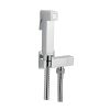 Just Taps Douche square set with built-in angle valve and bracket