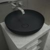 Kaldewei Miena 380mm Washbasin with Easy Clean & Sound Insulation 3181 - Matte Catania Grey - 909406003715