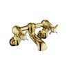 Just Taps Grosvenor Pinch Antique Brass Edition Bath Filler Wall Mounted