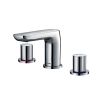 Flova Allore 3-hole deck mounted basin mixer with clicker waste set