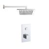 Just Taps Athena 1 Outlet Touch Thermostat with Overhead Shower