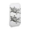 Crosswater Belgravia 2 Outlet 2 Handle Concealed Thermostatic Shower Valve Portrait