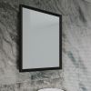 Bathroom Origins Brooklyn 600mm Brushed Black Mirror