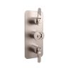 Crosswater Union Brushed Nickel Lever Shower Valve With 3 Way Diverter