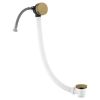 Crosswater MPRO Bath Filler with Click Clack Waste Brushed Brass