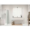 Tissino  Armano Roller Clear Glass with Profile and Stabilising Bar - Right Hand