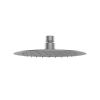 Saneux COS 200x2mm slim round shower head – Brushed Nickel