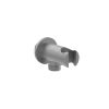Saneux COS round shower outlet elbow & holder – Brushed Nickel