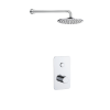 Just Taps Hugo 1 Outlet Touch Thermostat with Overhead Shower