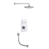 Just Taps Hugo 2 Outlet Touch Thermostat with Overhead Shower and Bath Filler