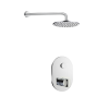 Just Taps Leo 1 Outlet Touch Thermostat with Overhead Shower