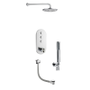 Just Taps Leo 3 Outlet Touch Thermostat with Overhead, Hand Shower & Bath Filler