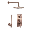 Just Tap Vos Shower Combination 2 Outlet Brushed Bronze
