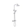 Just Taps Cool touch thermostatic bar valve with 2 outlets and adjustable riser