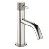Crosswater MPRO Basin Mixer Tap with Knurled Detailing - Brushed Stainless Steel